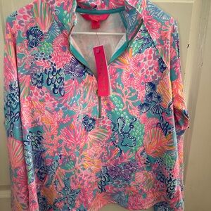 Lilly Pulitzer,Melena popover NWT SIZE LARGE..